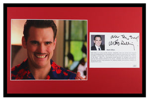 Matt Dillon Signed Framed 12x18 Photo Display JSA There's Something About Mary