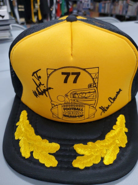 Steve Courson Signed Vintage 1982 Football Steeler Event Warm Up Trucker Hat