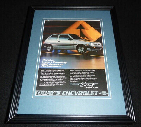 1985 Chevrolet Spirit 11x14 Framed ORIGINAL Vintage Advertisement