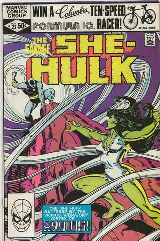 Savage She-Hulk #22 ORIGINAL Vintage 1981 Marvel Comics Disney+