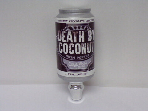 ORIGINAL Vintage Oskar Blues Brewery Death By Coconut Beer Keg Tap Handle 