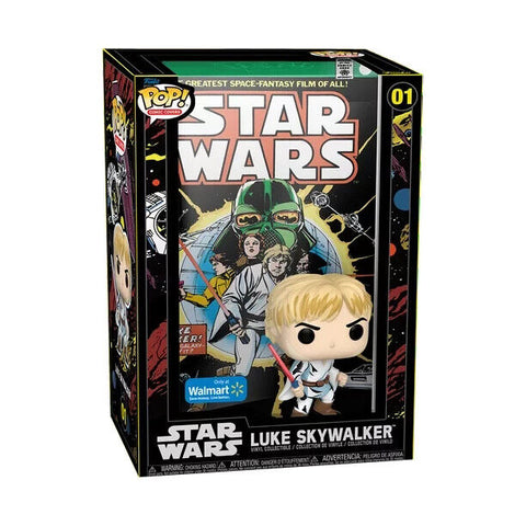 Funko Pop! Comic Cover Star Wars Luke Skywalker Bobblehead Walmart Exclusive