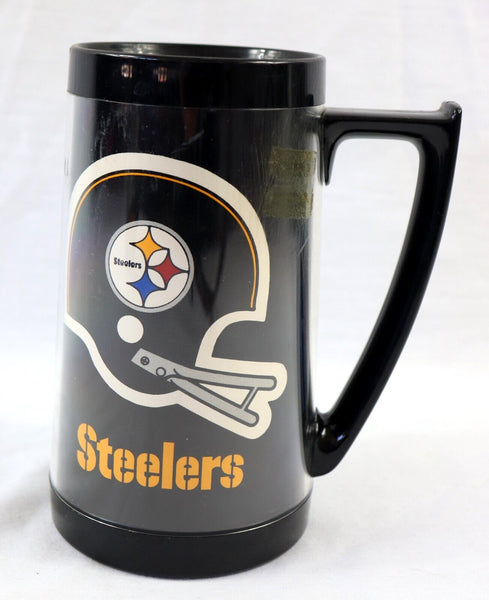 VINTAGE Pittsburgh Steelers Plastic Handle Mug