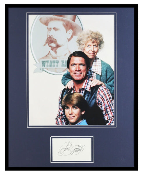 Chad Everett Signed Framed 16x20 Photo Display Wyatt Earp  