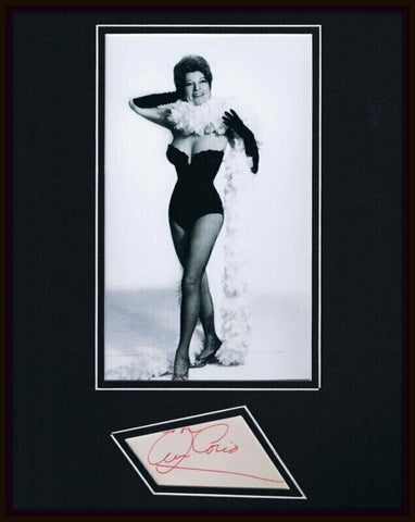 Ann Corio Signed Framed 11x14 Photo Display 