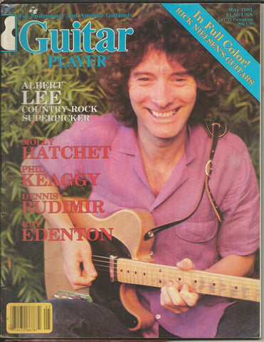 Guitar Player Magazine ORIGINAL Vintage May 1981 Albert Lee Molly Hatchet