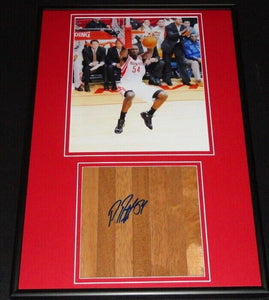 Patrick Patterson Signed Framed Floorboard & Photo Display Kentucky Rockets