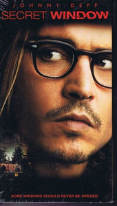 Secret Window VINTAGE VHS Cassette Johnny Depp Maria Bello