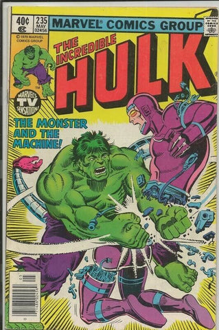 Incredible Hulk #235 ORIGINAL Vintage 1979 Marvel Comics Machine Man