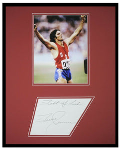 Caitlyn Bruce Jenner Signed Framed 16x20 Photo Display JSA 1976 Olympics