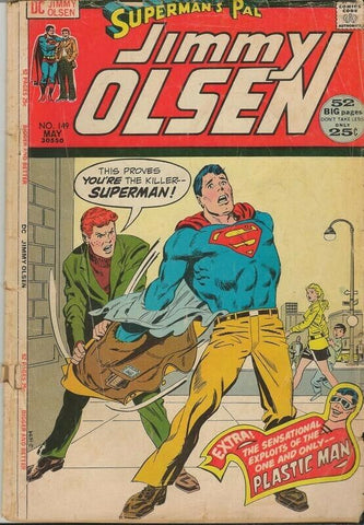 Superman's Pal Jimmy Olsen #149 ORIGINAL Vintage 1972 DC Comics Plastic Man