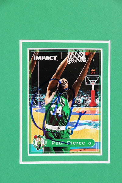 Paul Pierce Signed Framed 11x17 Photo Display Celtics