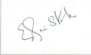 Elaine Stritch Signed Vintage 3x5 Index Card JSA 