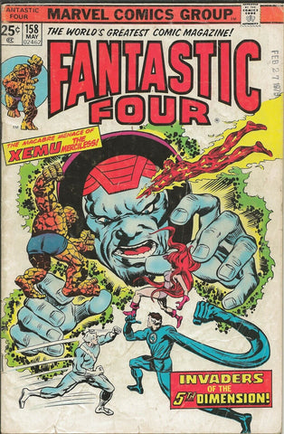 Fantastic Four #158 ORIGINAL Vintage 1975 Marvel Comics 