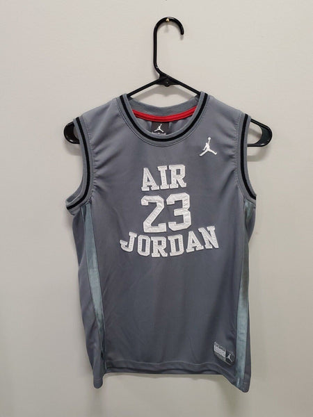 Air Jordan Gray #23 Jersey Nike XL