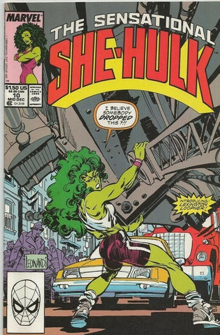 She Hulk #10 ORIGINAL Vintage 1989 Marvel Comics 