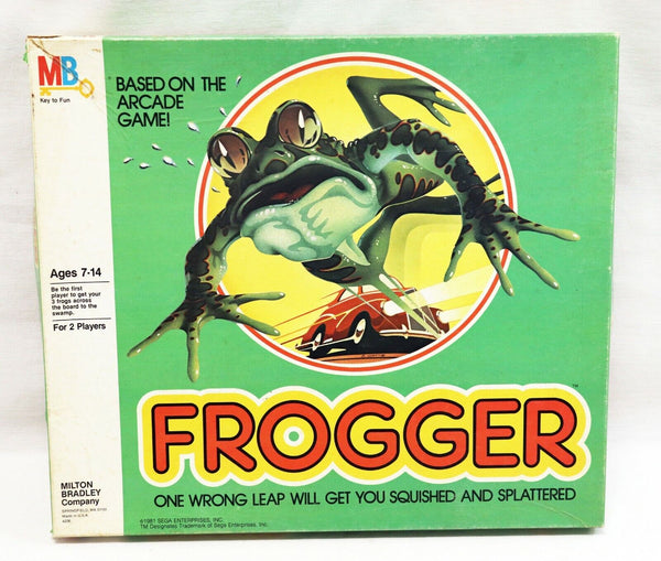 VINTAGE COMPLETE 1981 Milton Bradley Frogger Board Game