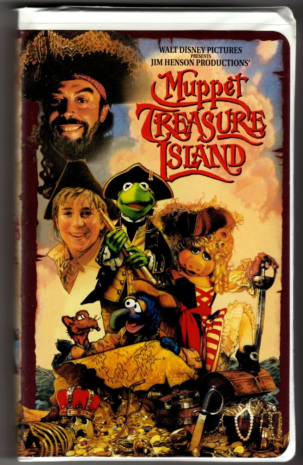 Muppet Treasure Island VINTAGE VHS Clamshell Edition