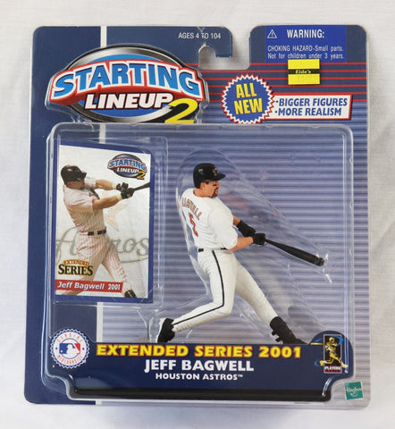 VINTAGE SEALED 2001  Starting Lineup SLU Figure Jeff Bagwell Astros