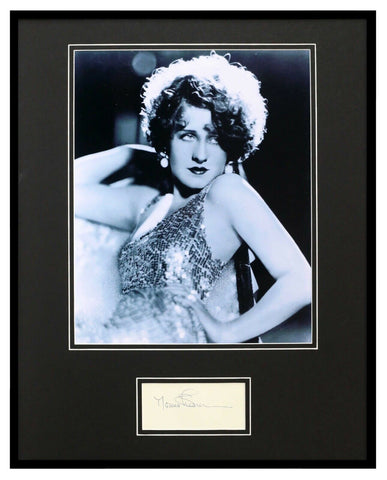 Norma Shearer Signed Framed 16x20 Photo Display