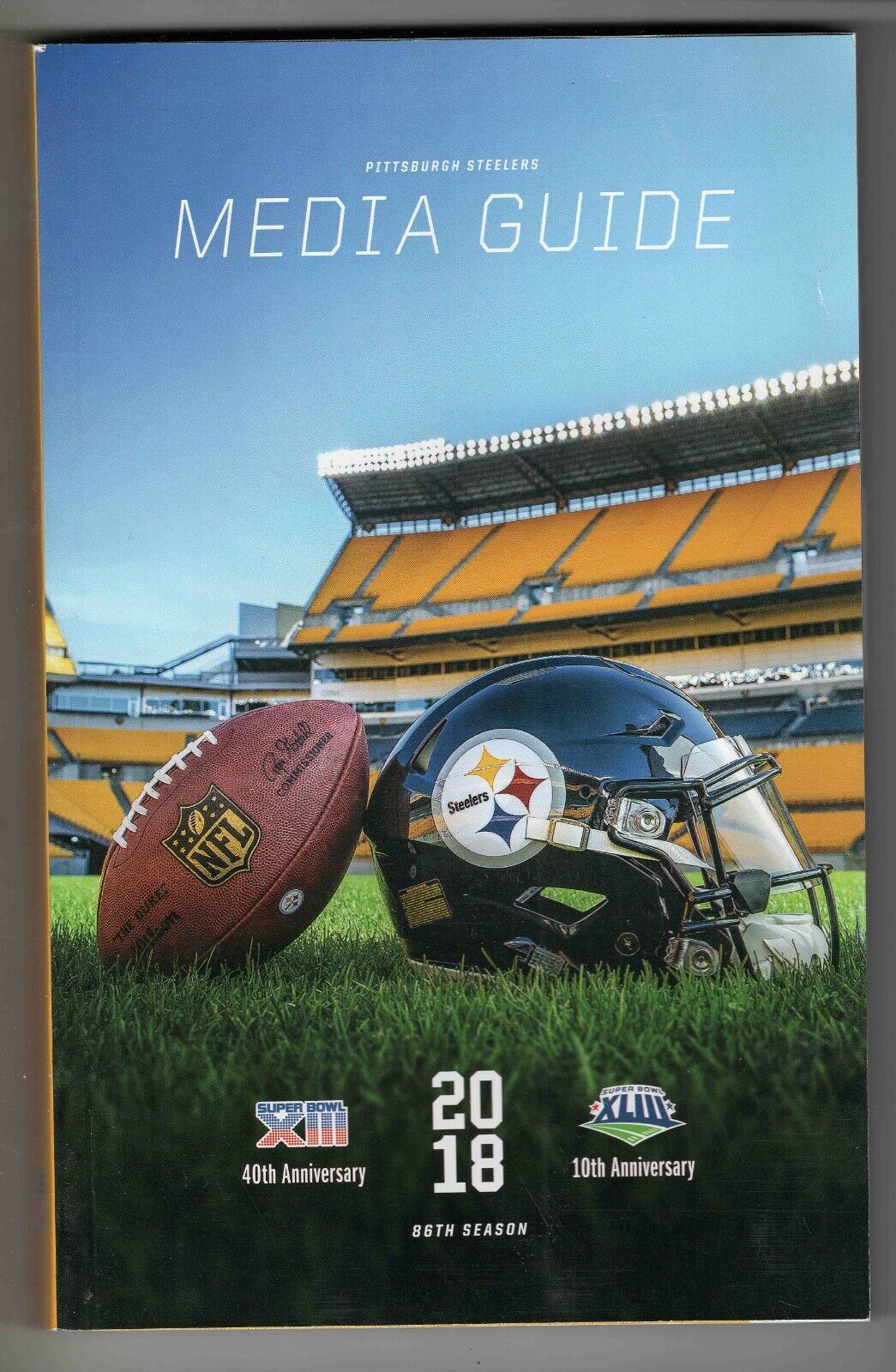 2018 Pittsburgh Steelers Media Guide Mason Rudolph Rookie Season