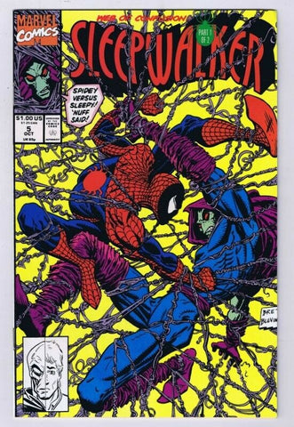 Sleepwalker #5 ORIGINAL Vintage 1991 Marvel Comics Spiderman