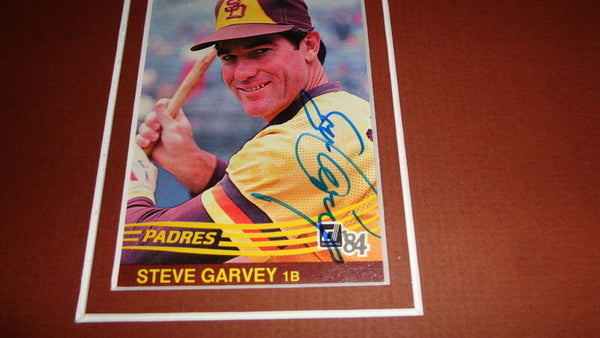 Steve Garvey 11x17 Signed Framed 1983 Sports Illustrated Cover Display Padres