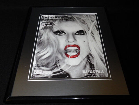 Lady Gaga 2011 Born This Way Ball Framed ORIGINAL 11x14 Vintage Advertisement 