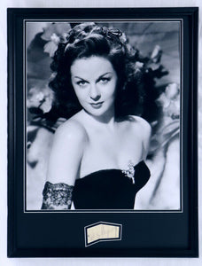 Susan Hayward Signed Framed 18x24 Photo Display JSA