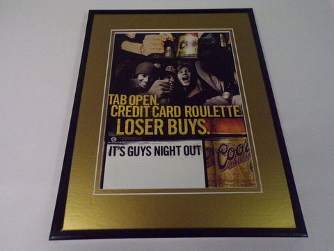 2003 Coors Light Beer Loser Buys 11x14 Framed ORIGINAL Advertisement