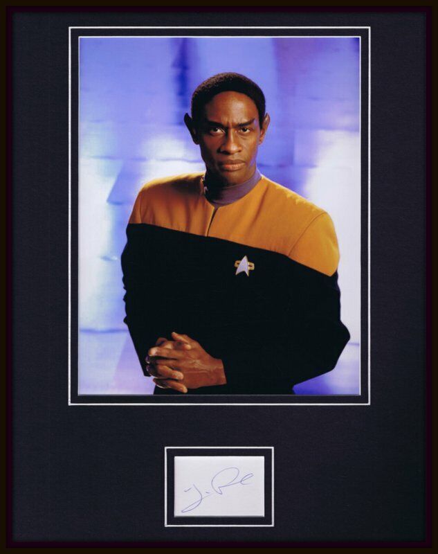 Tim Russ Signed Framed 11x14 Photo Display JSA Star Trek