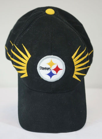 ORIGINAL Vintage 1990s Pittsburgh Steelers Starter Adjustable Snapback Cap Hat