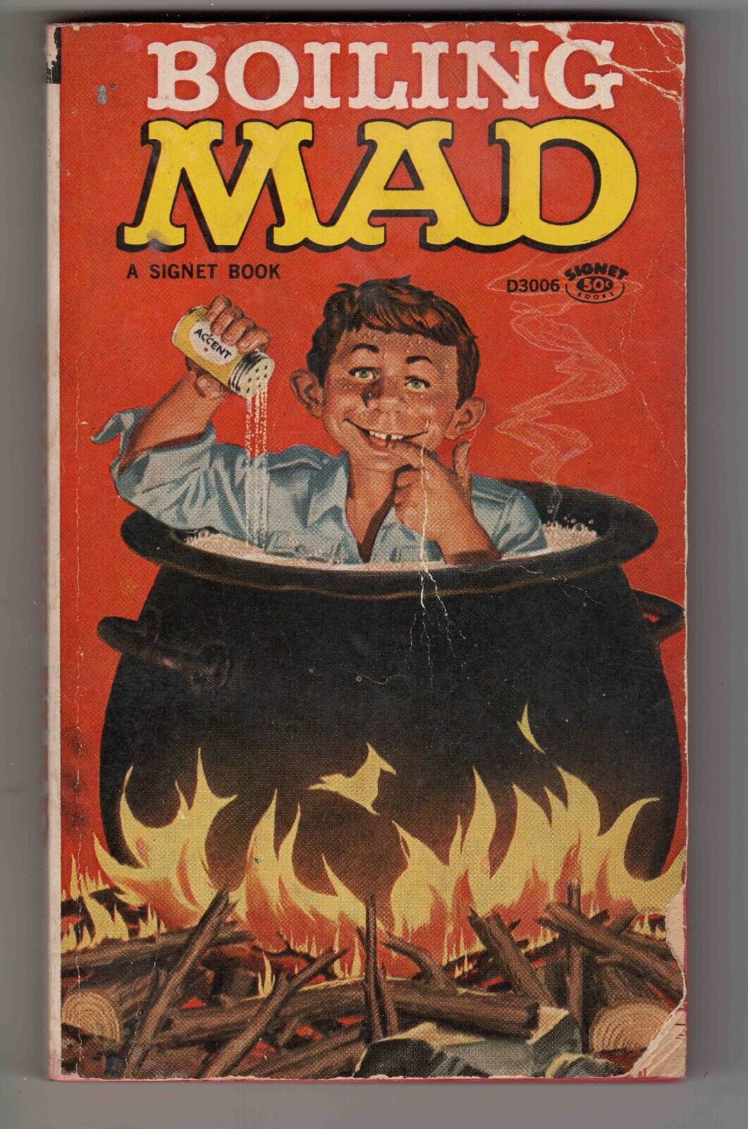 VINTAGE 1966 Boiling Mad Paperback Book