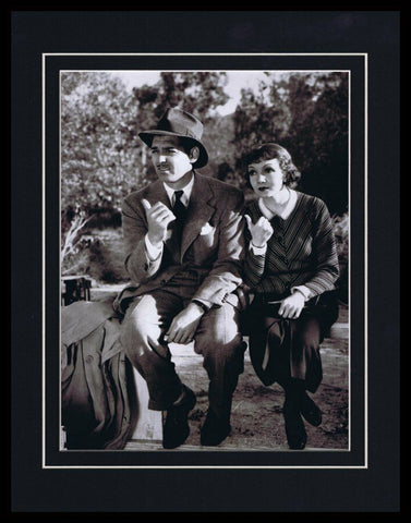 It Happened One Night Clark Gable Framed 11x14 Photo Display