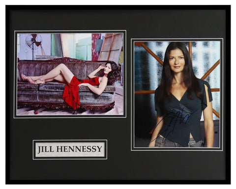 Jill Hennessy Signed Framed 16x20 Photo Set Crossing Jordan