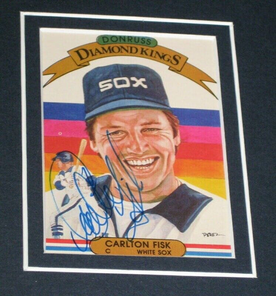 Carlton Fisk Signed Framed 11x17 Photo Display JSA Red Sox FIGHT vs Piniella