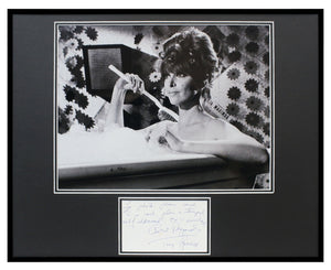 Tina Louise Signed Framed 16x20 Handwritten Note & Photo Set Gilligan's Island 