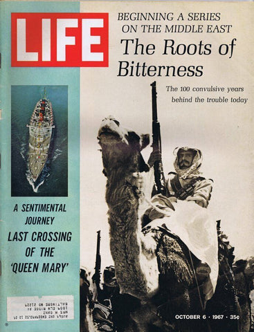 ORIGINAL Vintage Life Magazine October 6 1967 Middle East