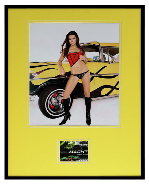 Danica Patrick Signed Framed 16x20 Photo Display JSA 