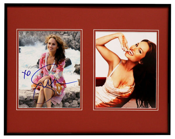 Giada De Laurentiis Signed Framed 16x20 Photo Display JSA Food Network 