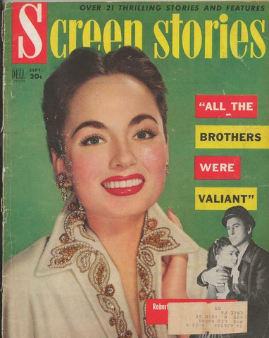 ORIGINAL Vintage September 1953 Dell Screen Stories Magazine Ann Blyth