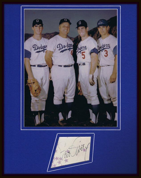 Steve Garvey Signed Framed 11x14 Photo Display JSA Dodgers