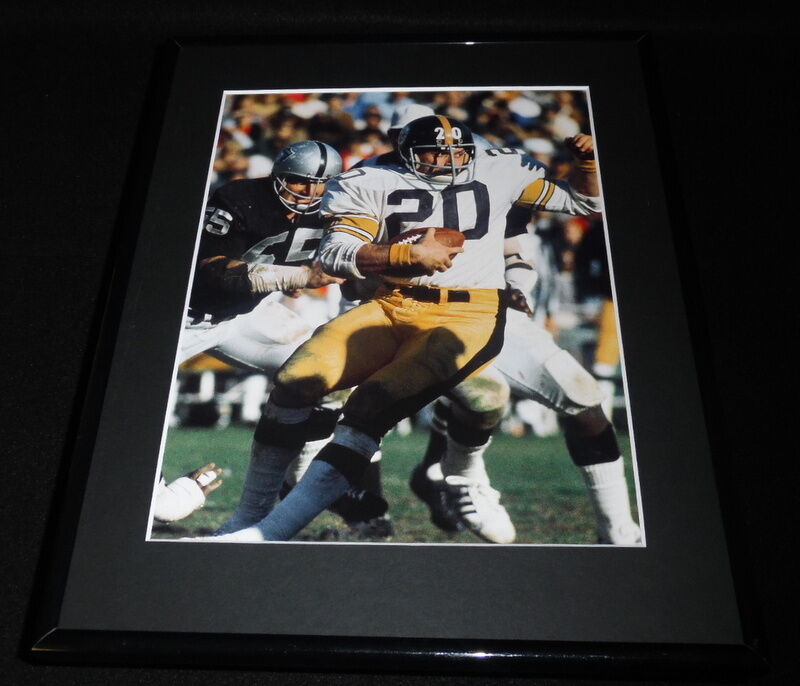 Rocky Bleier Framed 11x14 Photo Display Steelers vs Raiders