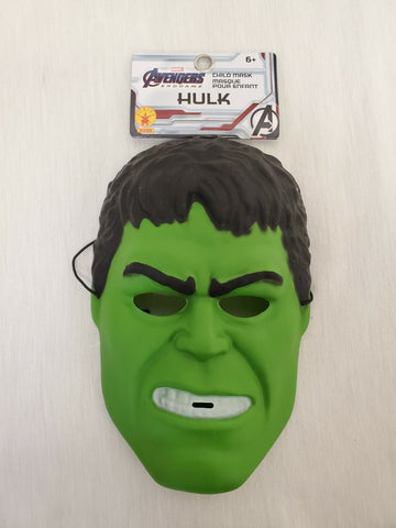 NEW w/ tags Marvel Avengers Incredible Hulk Kids Halloween Plastic Mask