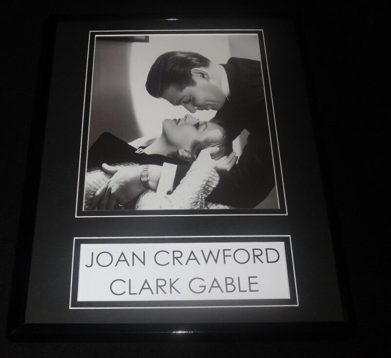 Joan Crawford & Clark Gable Framed 11x14 Photo Display