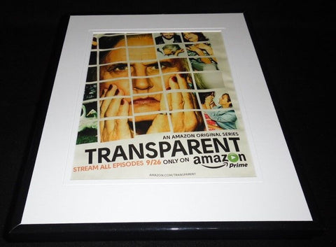 Transparent 2014 Amazon Framed 11x14 ORIGINAL Vintage Advertisement J Tambor