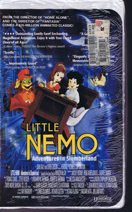 Little Nemo Adventures in Slumberland VINTAGE VHS Cassette Clamshell Box