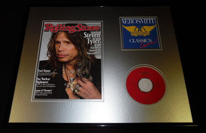 Steven Tyler 16x20 Framed 2011 Rolling Stone Cover & Aerosmith CD Set