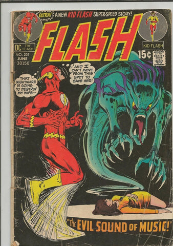 Flash #207 ORIGINAL Vintage 1971 DC Comics Neal Adams