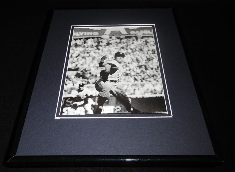 Whitey Ford Framed 11x14 Photo Display New York Yankees